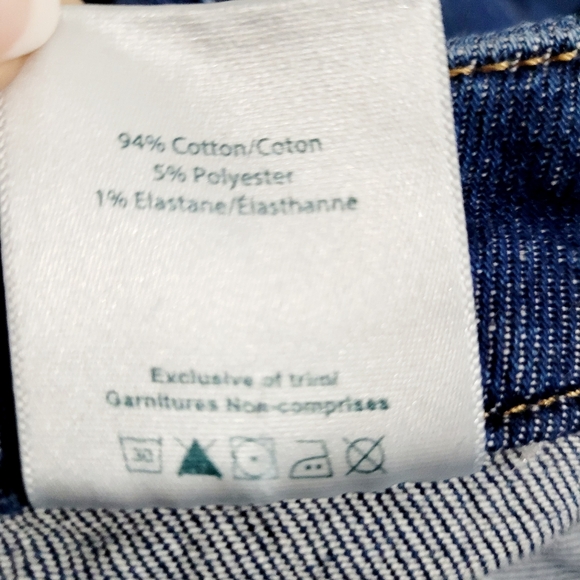 JAG Jeans Sophia Wide Leg Crop Jeans Women’s Size 8 / 30 Blue Stretch Denim - Picture 13 of 13